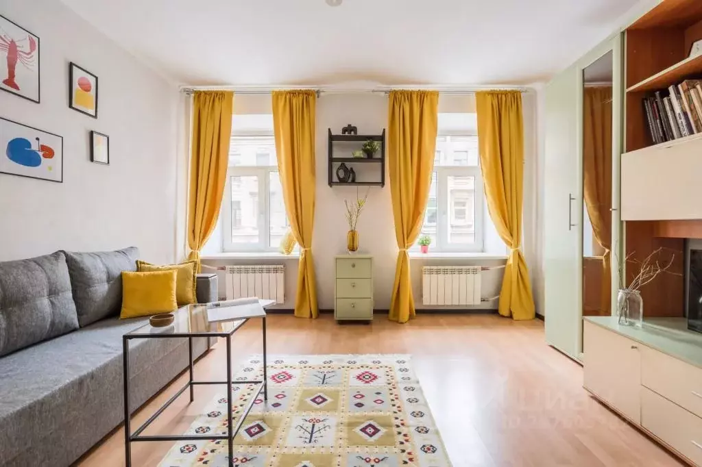 2-к кв. Санкт-Петербург ул. Рылеева, 39 (60.0 м) - Фото 1
