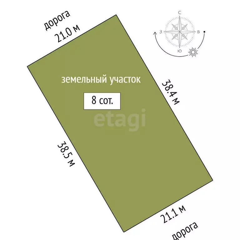 Участок в Тюменский район, деревня Кыштырла, Крещенская улица (8 м) - Фото 0