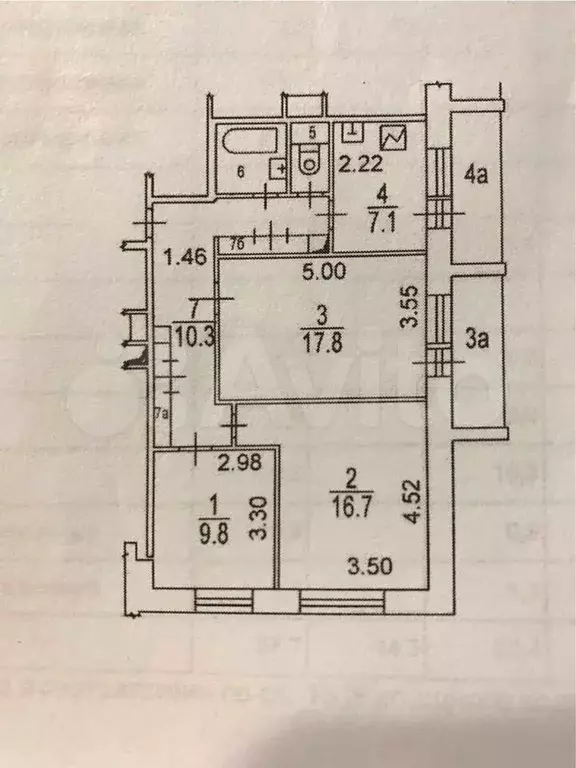 3-к. квартира, 67,7 м, 12/12 эт. - Фото 0