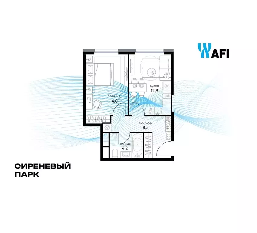 1-комнатная квартира: Москва, Тагильская улица, 2к1 (39.6 м) - Фото 1