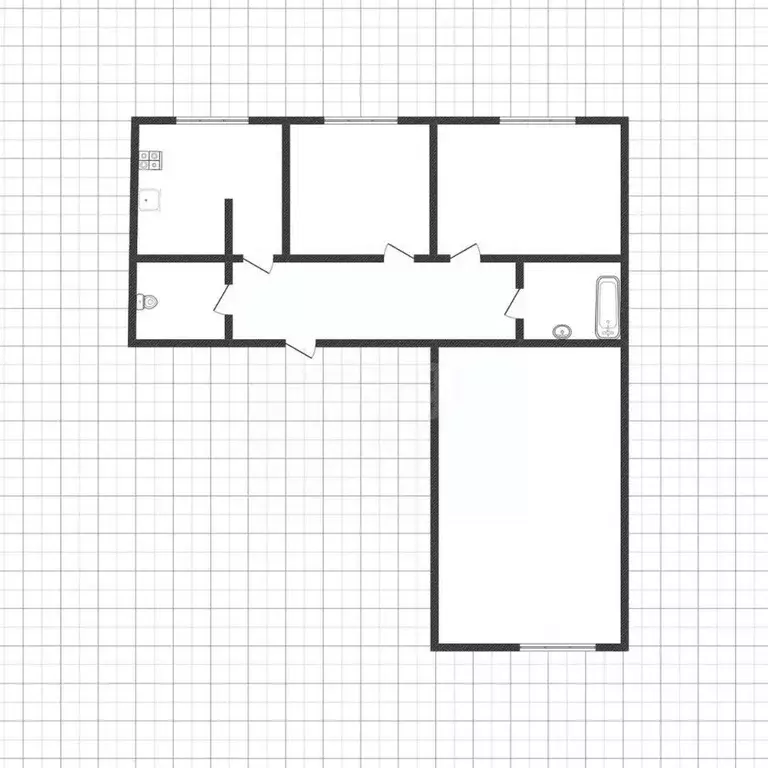 3-к кв. Белгородская область, Белгород ул. Макаренко, 1в (57.6 м) - Фото 2