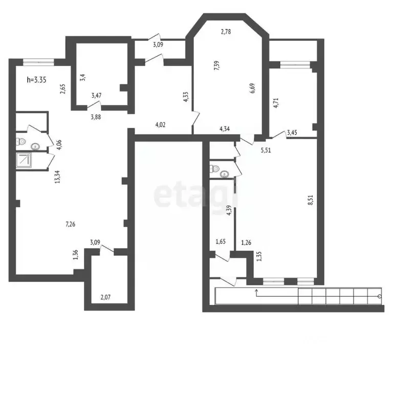 Помещение свободного назначения в Красноярский край, Красноярск ул. ... - Фото 2