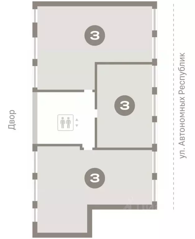 3-к кв. Свердловская область, Екатеринбург ул. Шаумяна, 30 (190.54 м) - Фото 1