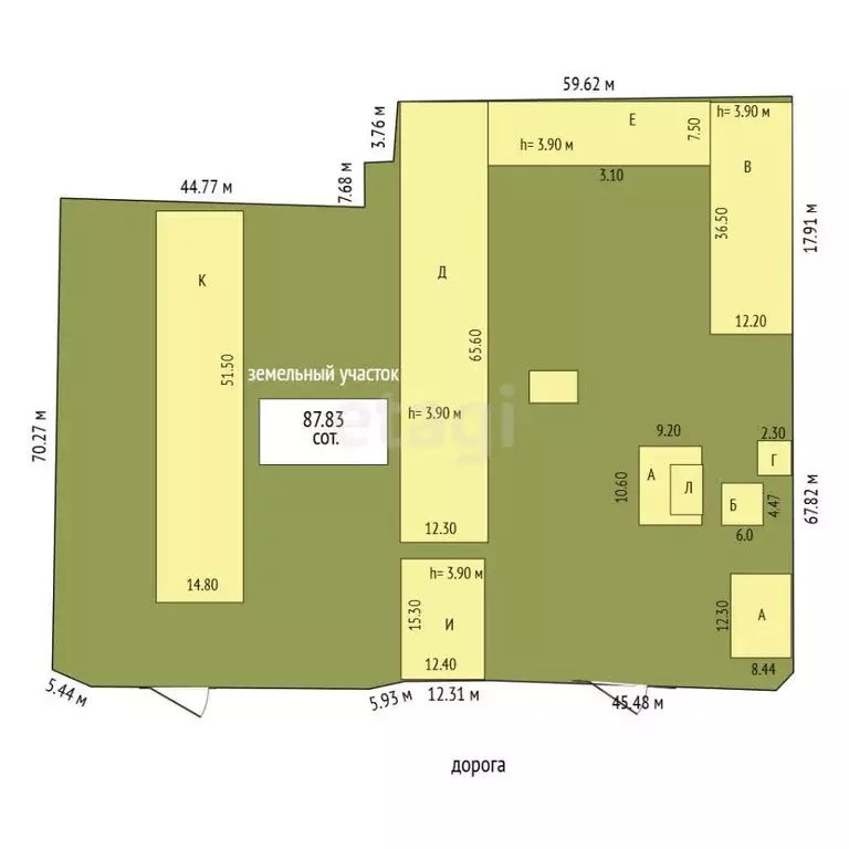 Склад в Ростовская область, Азов Азовский район, Южная ул., 9 (2500 м) - Фото 2