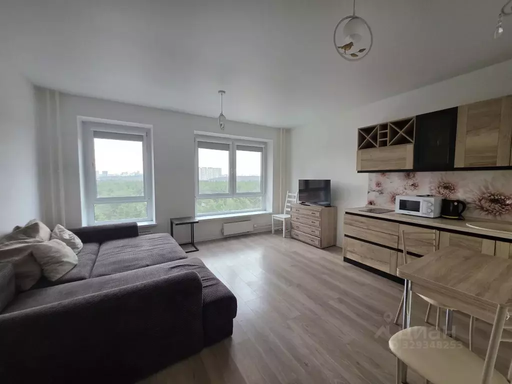 Студия Москва № 100 кв-л, 1к1 (27.0 м) - Фото 1