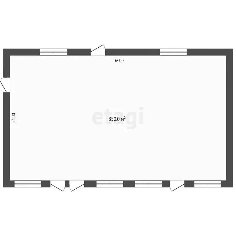 Помещение свободного назначения (850 м) - Фото 1