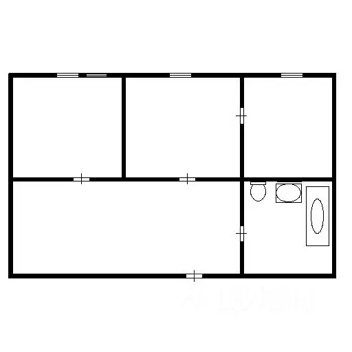 3-к кв. Иркутская область, Братск Осиновка жилрайон, ул. Центральная, ... - Фото 1