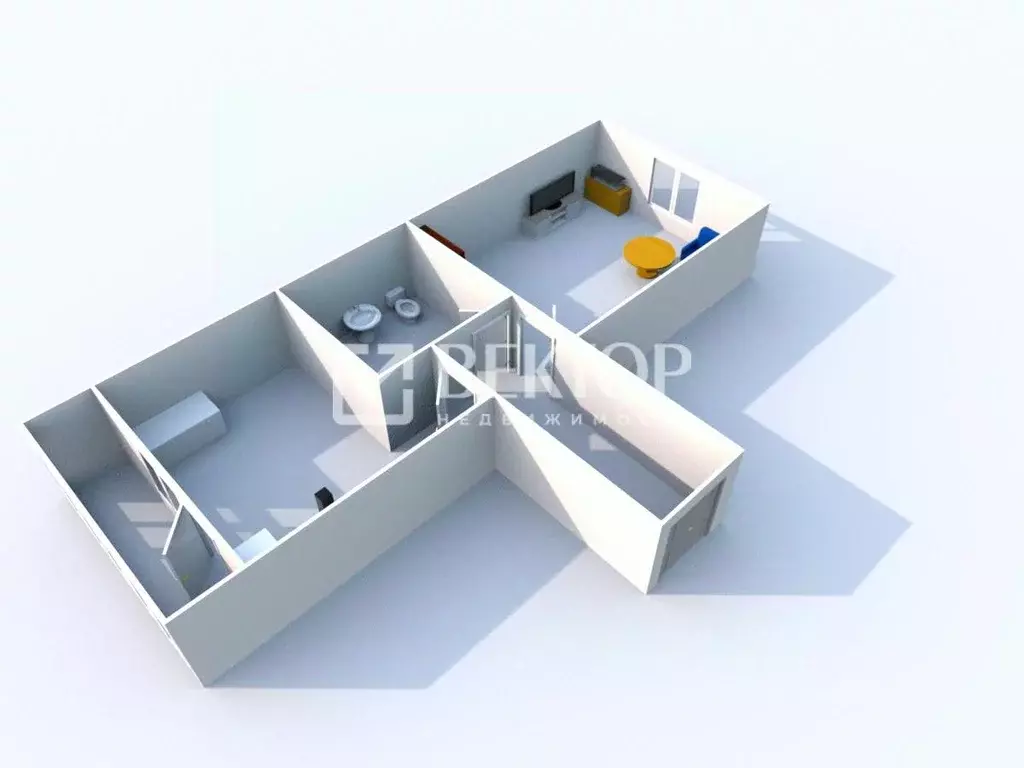 1-к кв. Костромская область, Кострома Венеция мкр, 20 (46.5 м) - Фото 2