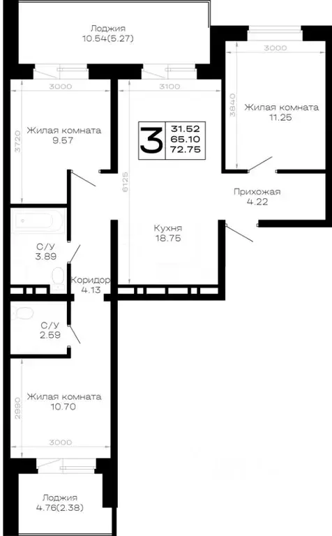 3-к кв. Краснодарский край, Анапа муниципальный округ, Нижняя ... - Фото 1