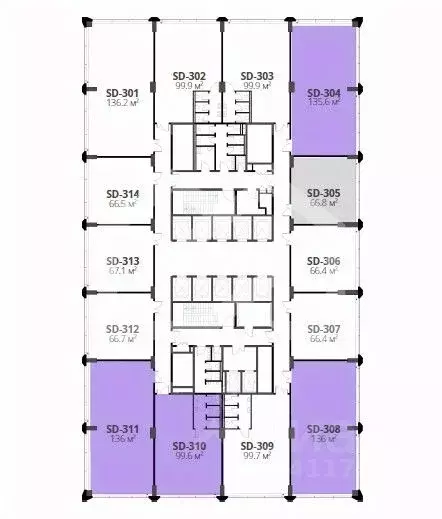 Помещение свободного назначения в Москва Дмитровский проезд, вл1Г (136 ... - Фото 2