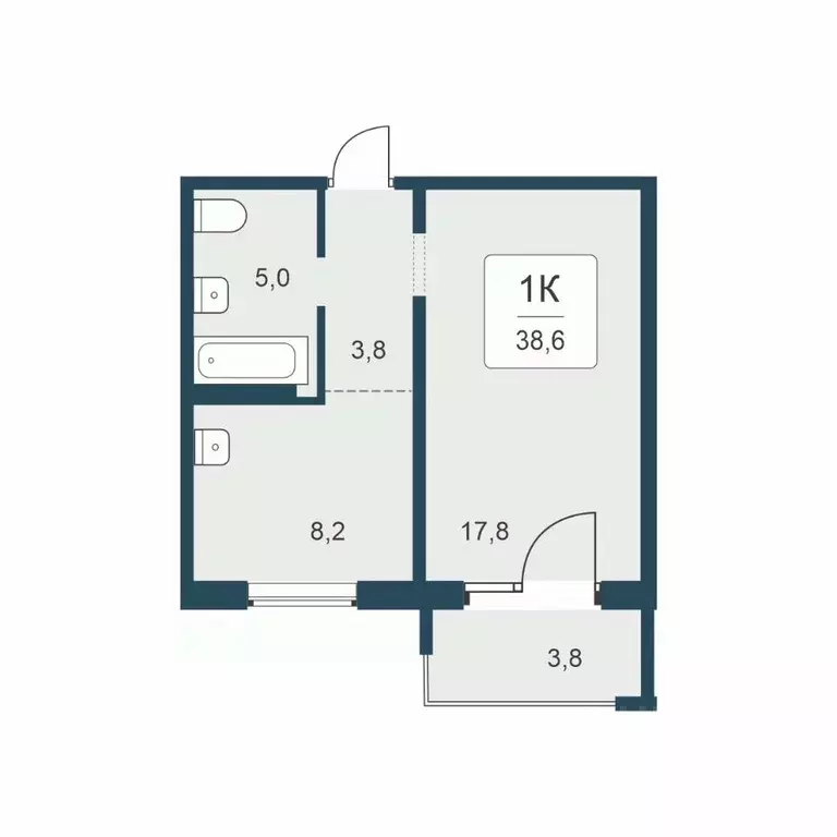 1-к кв. Новосибирская область, Новосибирск ул. Сибиряков-Гвардейцев, ... - Фото 1