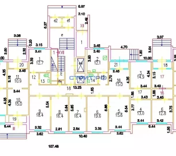 Торговая площадь в Москва Кировоградская ул., 7 (115 м) - Фото 2