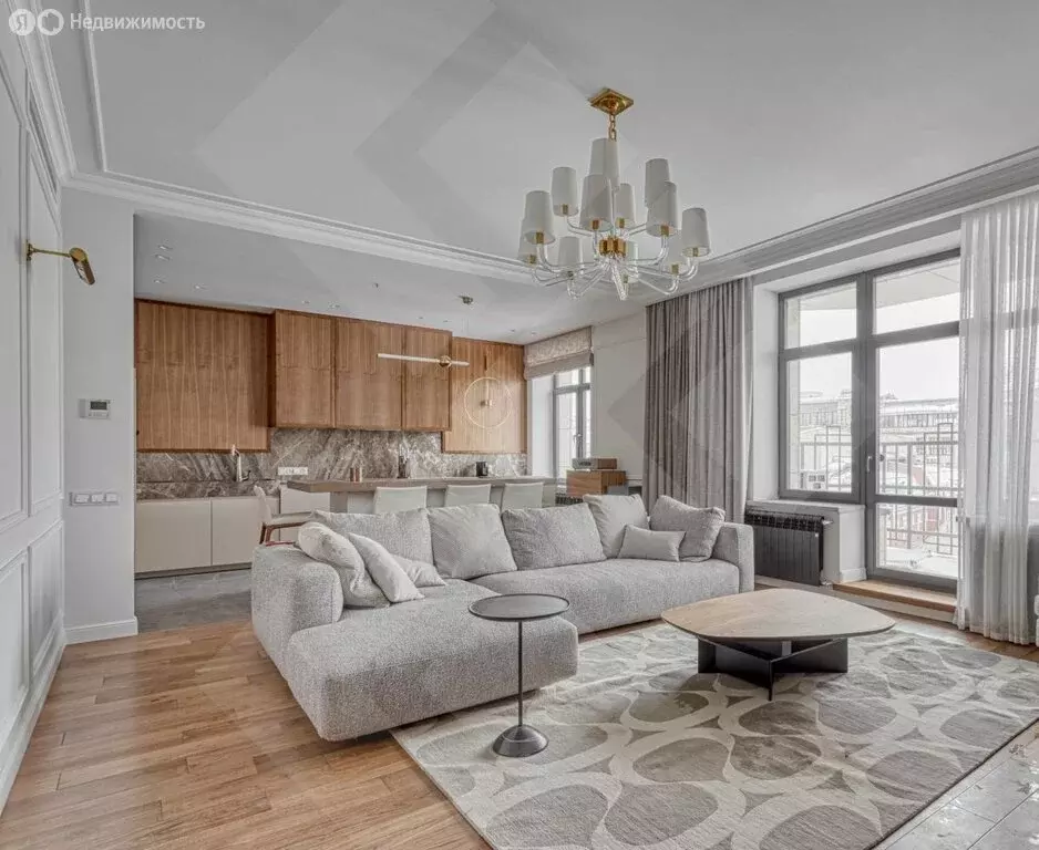 3-комнатная квартира: Москва, Звонарский переулок, 3 (124 м) - Фото 1