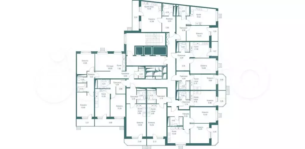 Квартира-студия, 24,5 м, 3/22 эт. - Фото 1