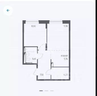 1-к кв. Москва ул. Красовского, 2к2 (43.0 м) - Фото 1