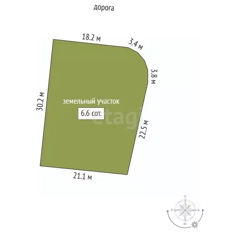 Участок в Крым, Феодосия муниципальный округ, с. Насыпное ул. ... - Фото 2