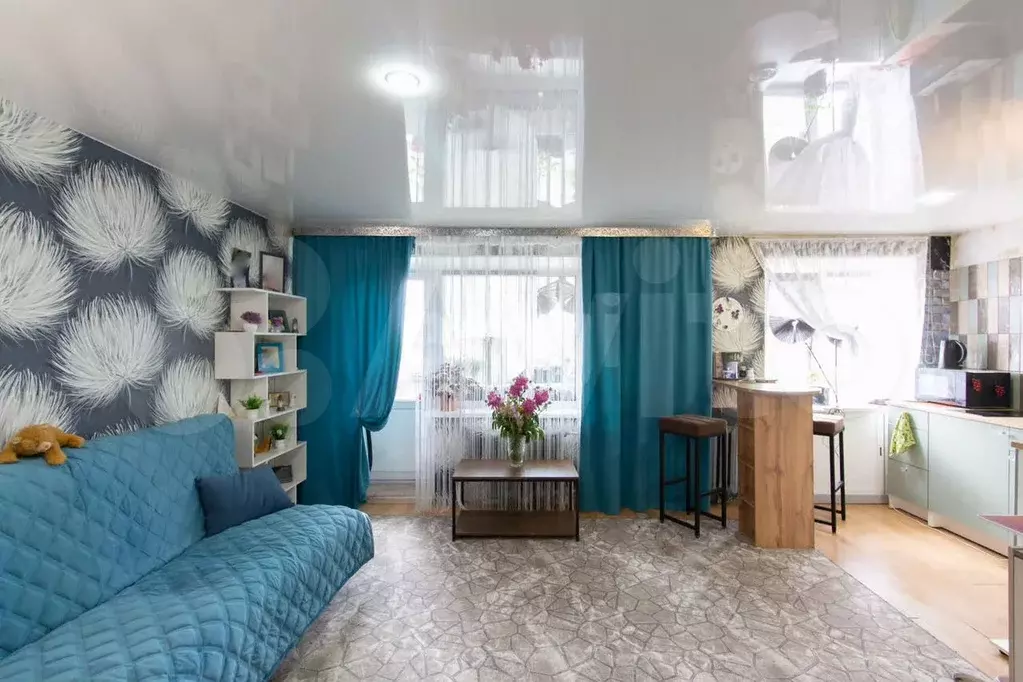 1-к. квартира, 29,9 м, 4/5 эт. - Фото 0