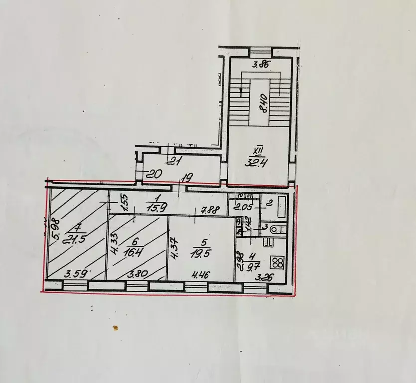 Комната Санкт-Петербург Лиговский просп., 237 (37.9 м) - Фото 2