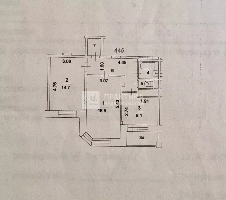 2-к кв. Москва Нижегородская ул., 25 (53.2 м) - Фото 2