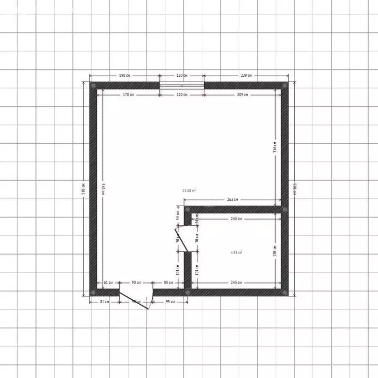 Квартира-студия: Казань, переулок Односторонки Гривки, 10 (27 м) - Фото 1