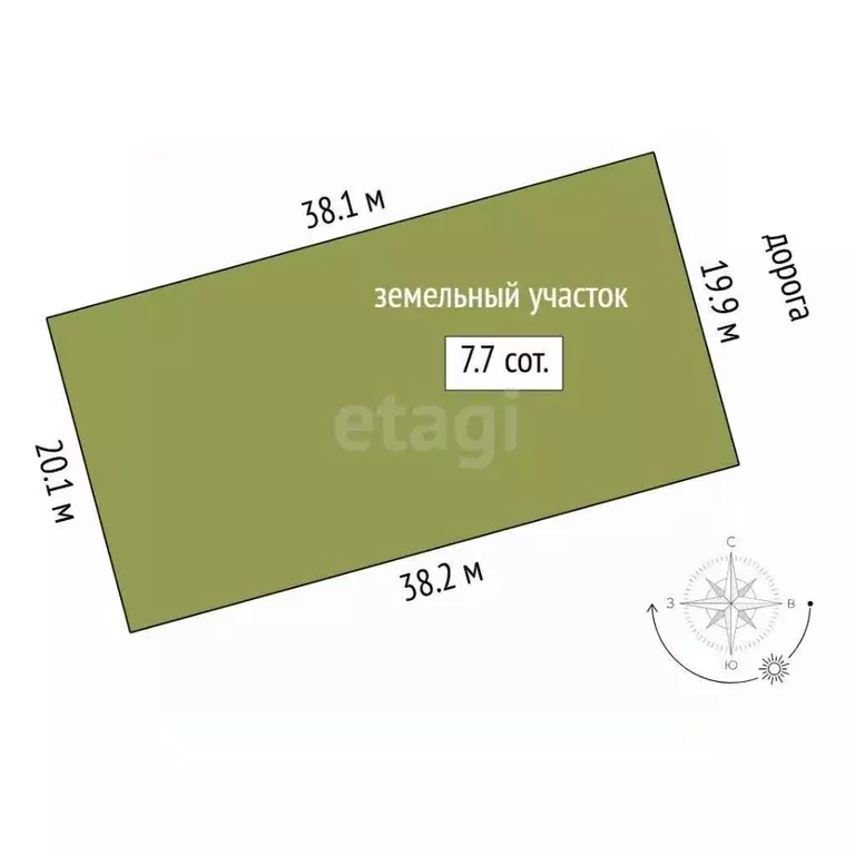 Участок в Тюменская область, Тюменский муниципальный округ, Садовые ... - Фото 1