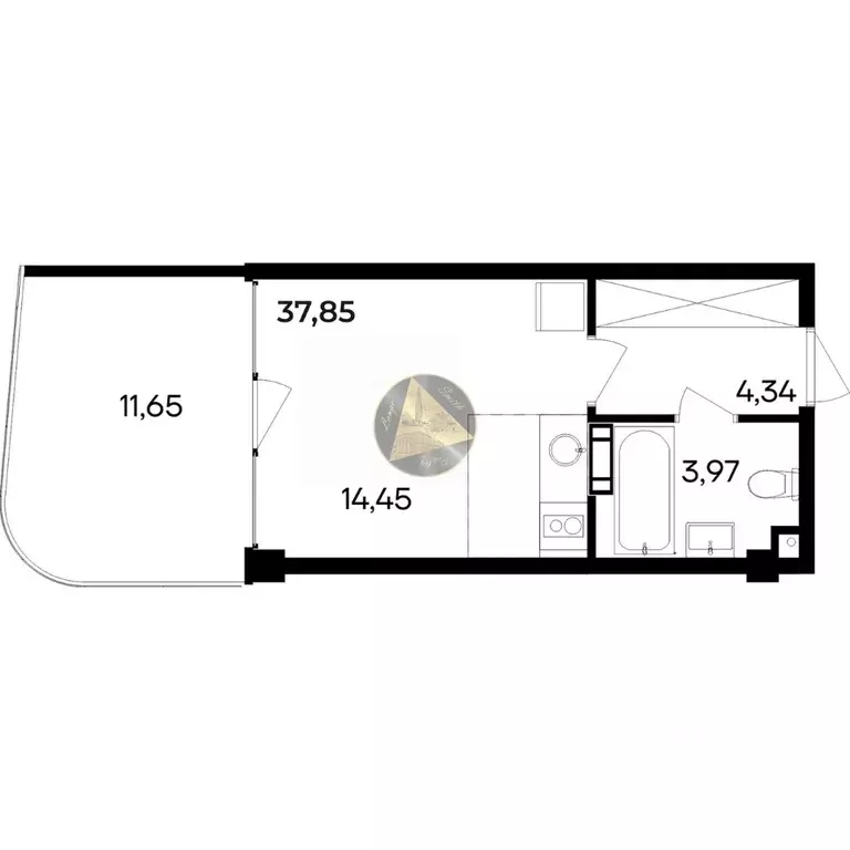 Студия Крым, Сакский район, Лесновское с/пос, с. Прибрежное ул. ... - Фото 2