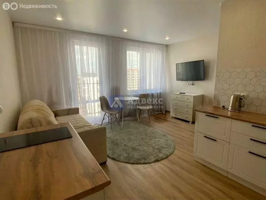 Квартира-студия: деревня Патрушева, улица Александра Пушкина, 14 (26.4 ... - Фото 1