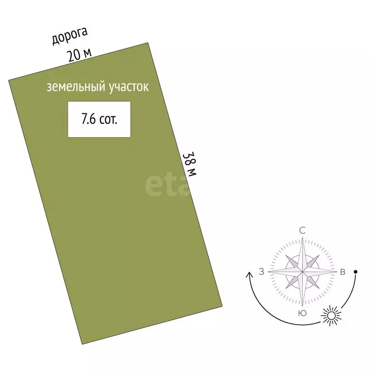 Участок в село Каменка, КП Завидово (7.6 м) - Фото 1