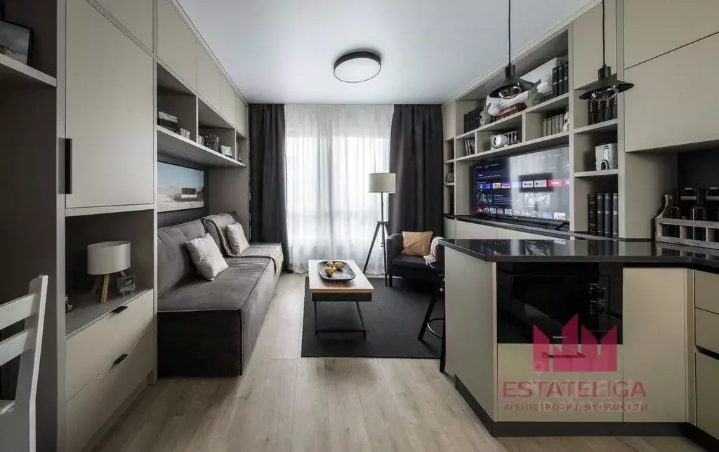 Студия Москва Кронштадтский бул., 9к2 (27.0 м) - Фото 1