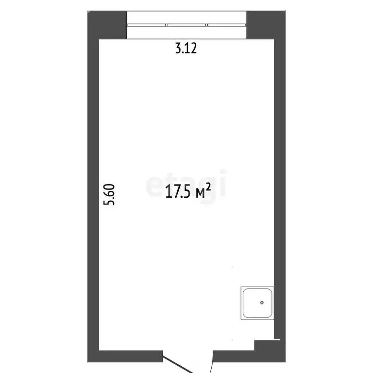 1к в 6-комнатной квартире (17.4 м) - Фото 0