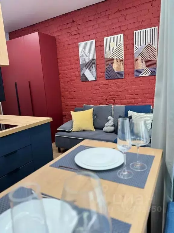 Студия Санкт-Петербург Полтавская ул., 10 (17.0 м) - Фото 1
