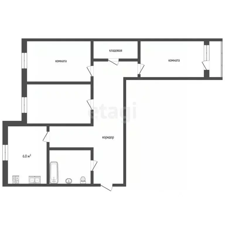 3-к кв. Москва ул. Судакова, 24 (58.9 м) - Фото 1