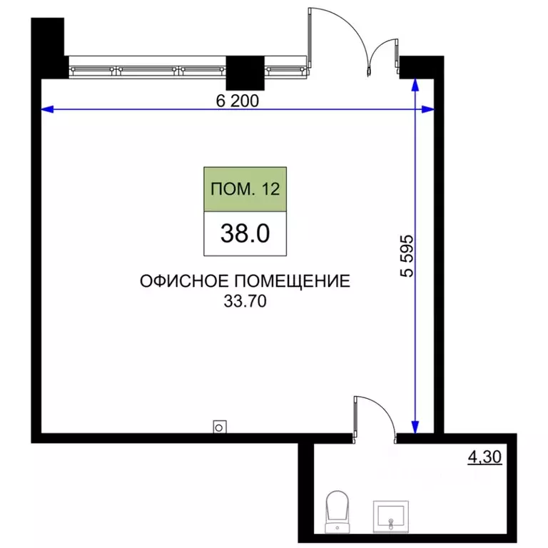 Помещение свободного назначения в Краснодарский край, Анапа проезд ... - Фото 2