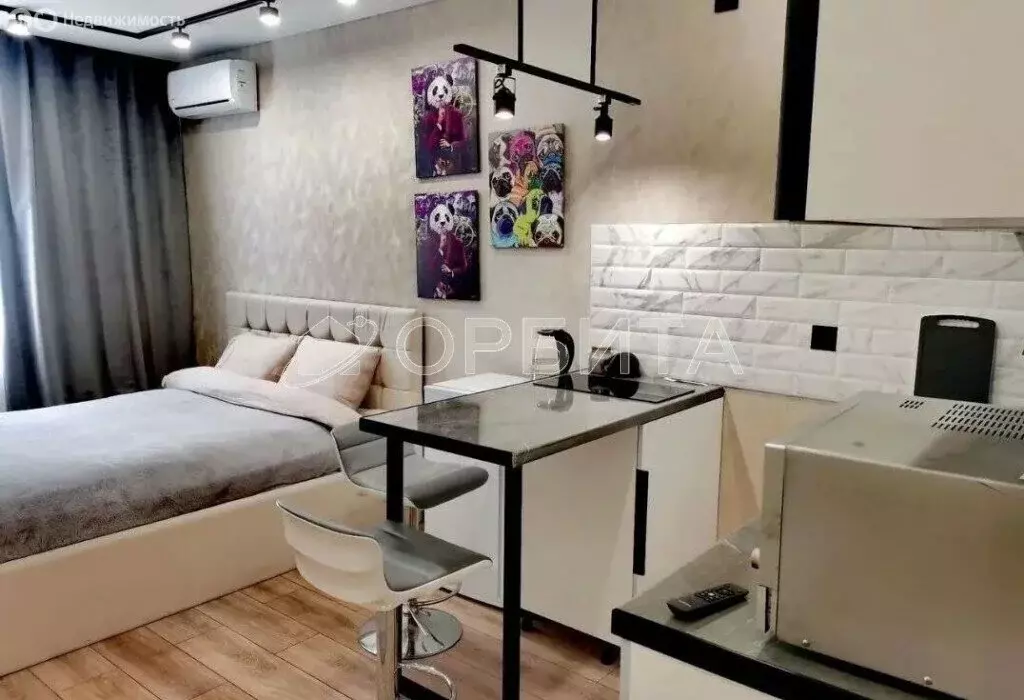 Квартира-студия: Тюмень, улица Первооткрывателей, 2 (25.2 м) - Фото 1