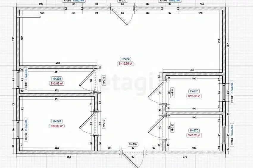 Дом в Ингушетия, Карабулак ул. Гулиева (180 м) - Фото 1