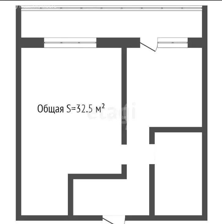1-комнатная квартира: Кемерово, улица Серебряный Бор, 27 (36.2 м) - Фото 1