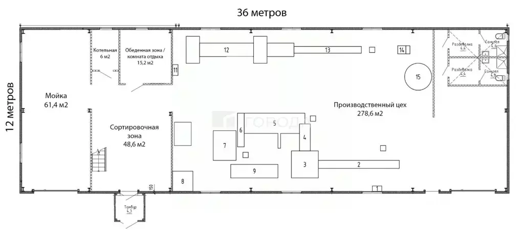 Помещение свободного назначения в Алтайский край, Барнаул просп. ... - Фото 2
