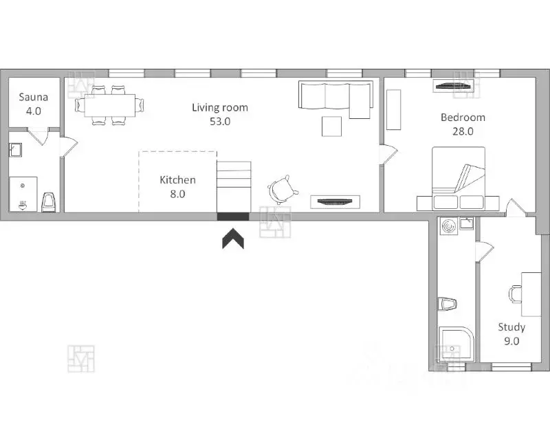 3-к кв. Москва 1-й Тверской-Ямской пер., 16 (111.0 м) - Фото 1