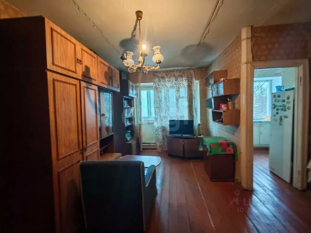 2-к кв. Тверская область, Лихославль Первомайская ул., 12 (43.3 м) - Фото 1