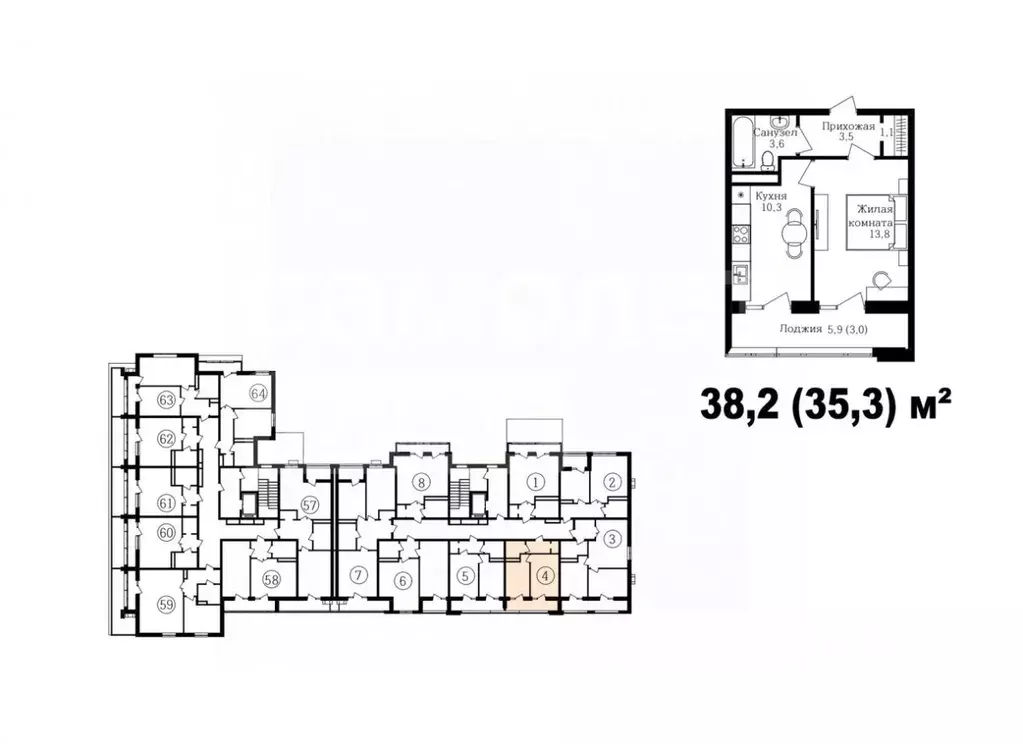 1-к кв. Крым, Керчь ул. Кирова, 76А (35.3 м) - Фото 2