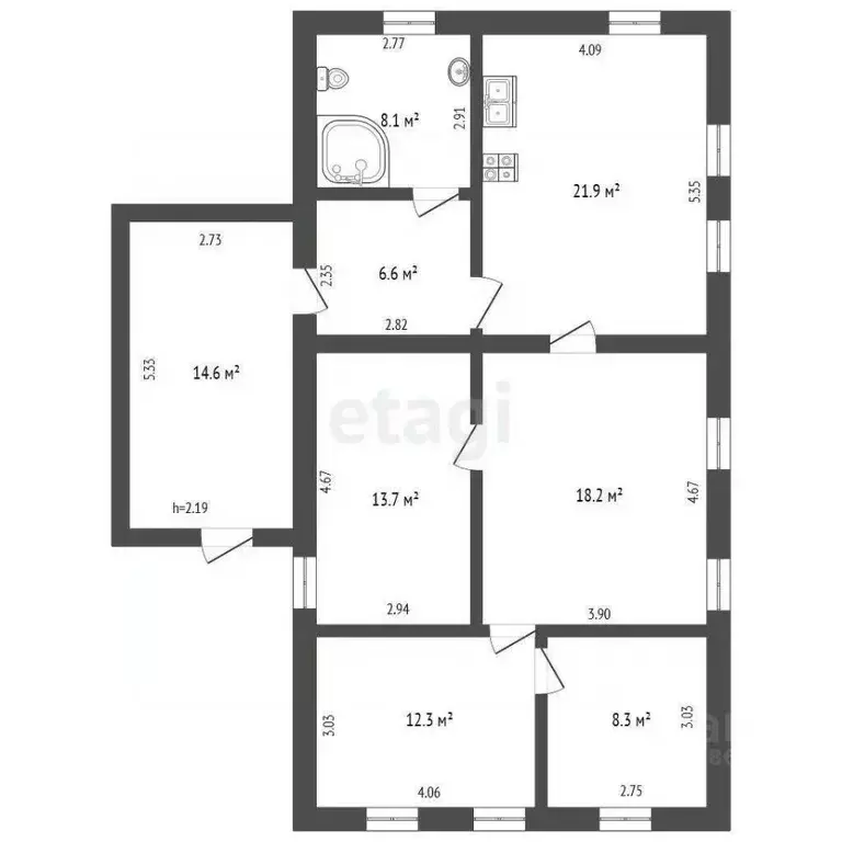 Дом в Омская область, Омск ул. 22-я Линия, 12А (103 м) - Фото 2