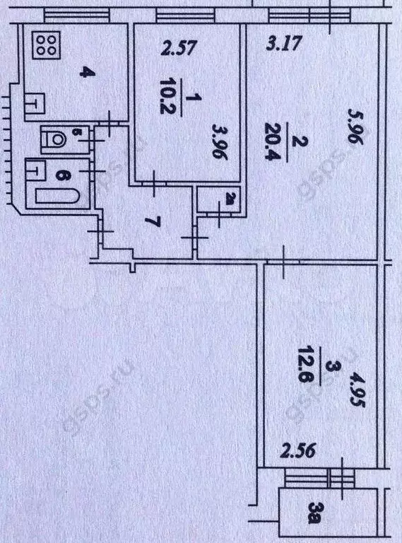 3-к. квартира, 59 м, 5/9 эт. - Фото 0
