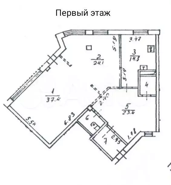 6-к. квартира, 225 м, 2/3 эт. - Фото 0