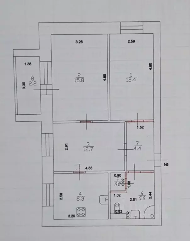 3-к кв. Татарстан, Казань Хлебозаводская ул., 9 (59.4 м) - Фото 2