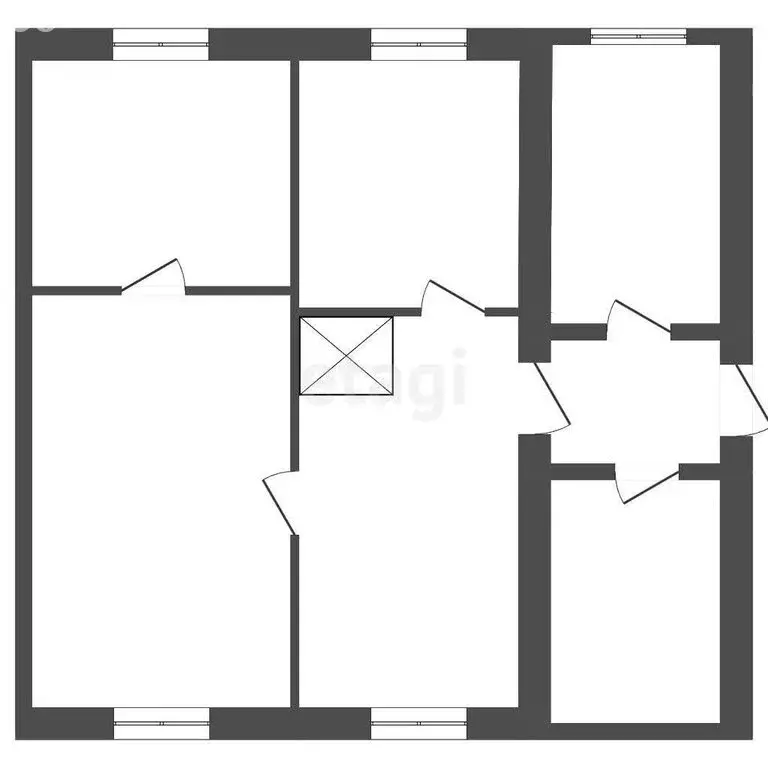 Дом в деревня Дубинино, Лесная улица (59 м) - Фото 1