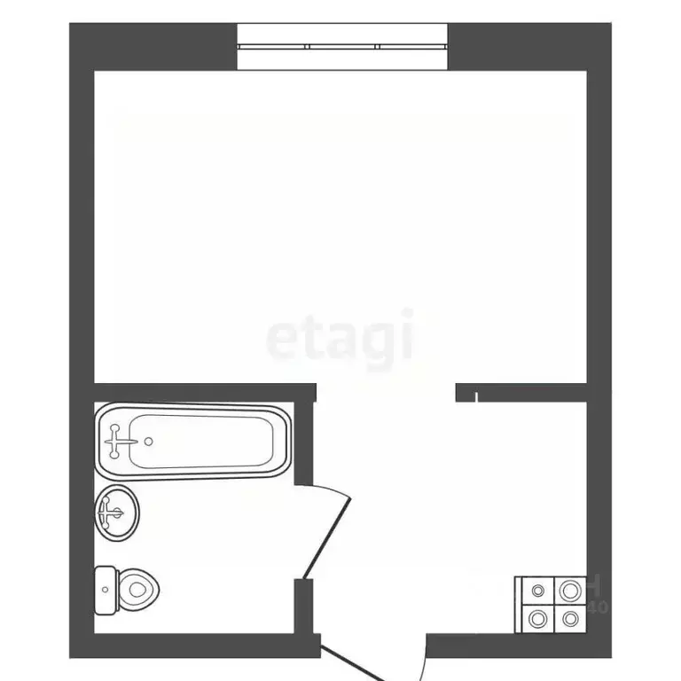 Комната Тюменская область, Тюменский муниципальный округ, Боровский рп ... - Фото 2