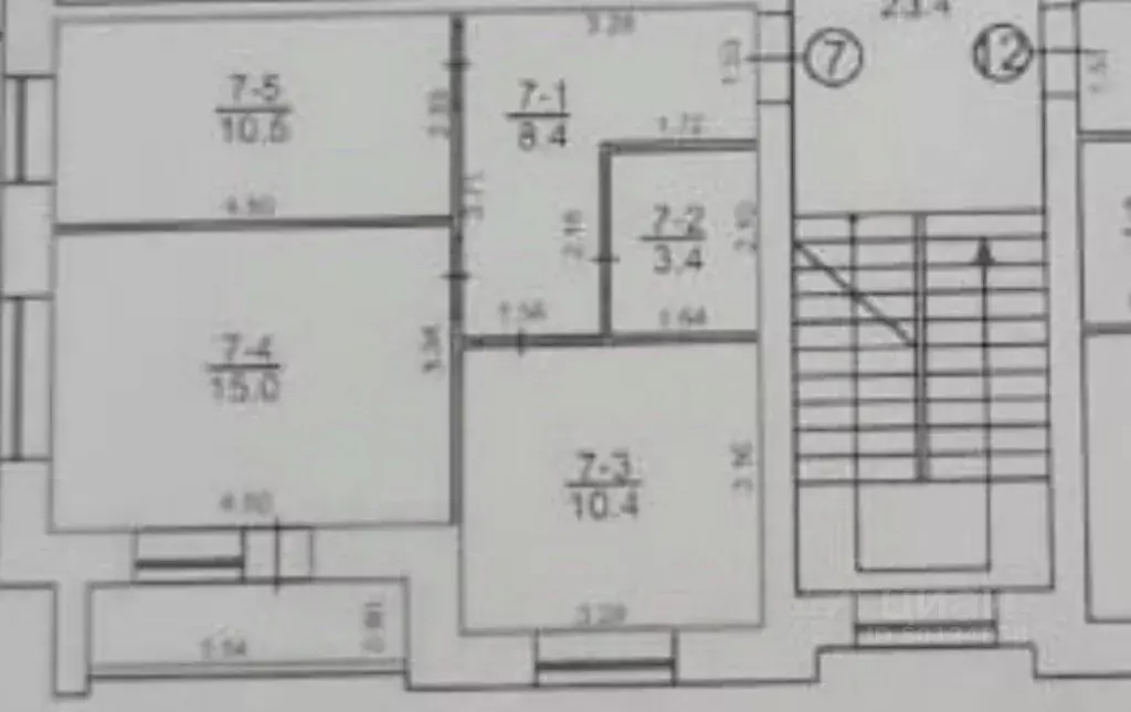 2-к кв. Волгоградская область, Краснослободск Среднеахтубинский район, ... - Фото 1