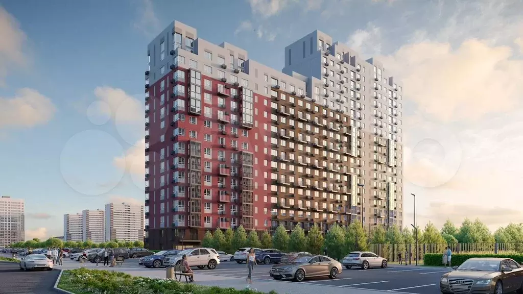 1-к. квартира, 36,6 м, 16/21 эт. - Фото 0