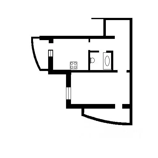 1-к кв. Ленинградская область, Приозерск ул. Маяковского, 15 (43.9 м) - Фото 2