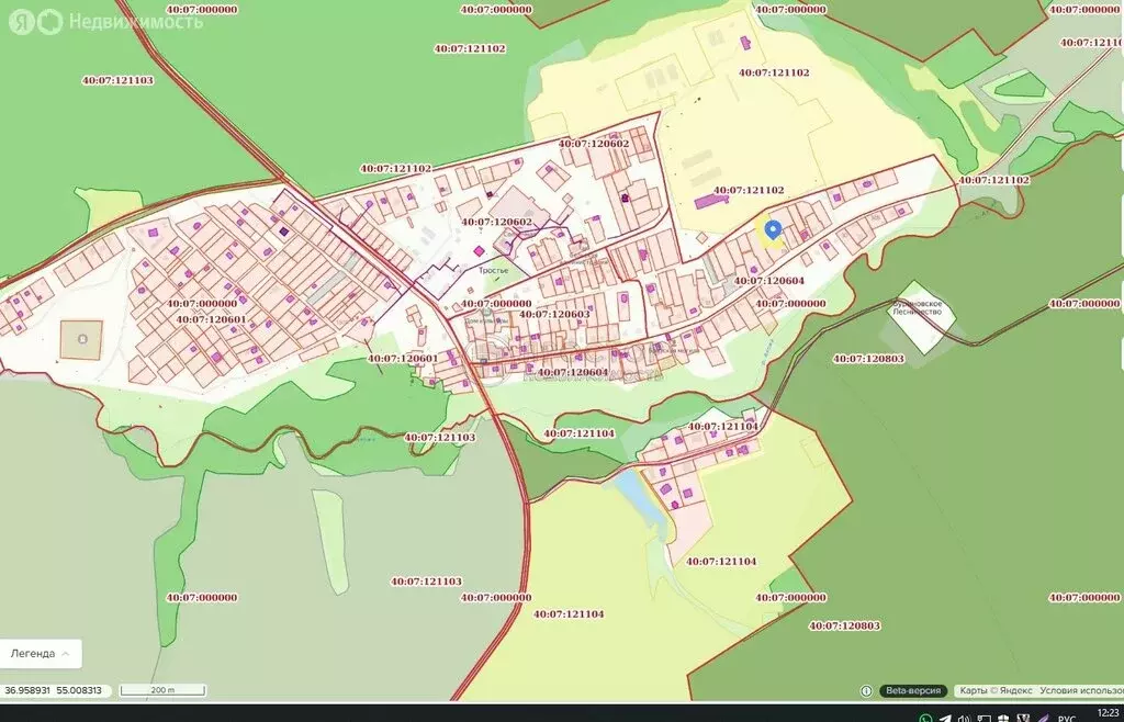 Участок в Калужская область, Жуковский муниципальный округ, деревня ... - Фото 1